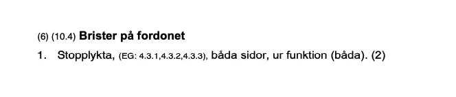 Stopplykta bak båda ur funktion.webp